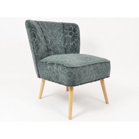 FAUTEUIL VELOURS VERT FAUTEUIL VELOURS VERT