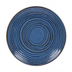 Assiette plate 27 cm Moon bleu