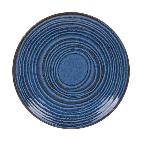 Assiette plate 27 cm Moon bleu