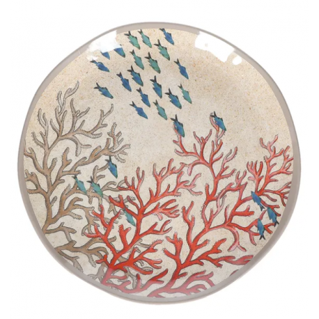 ASSIETTE PLATE EN MÉLAMINE SEALIFE 27CM ASSIETTE PLATE EN MÉLAMINE SEALIFE 27CM