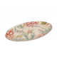 PLAT OVALE EN MÉLAMINE SEALIFE 52 X 30CM