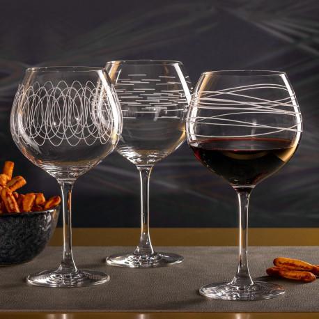 6 verres à bourgogne Casella
