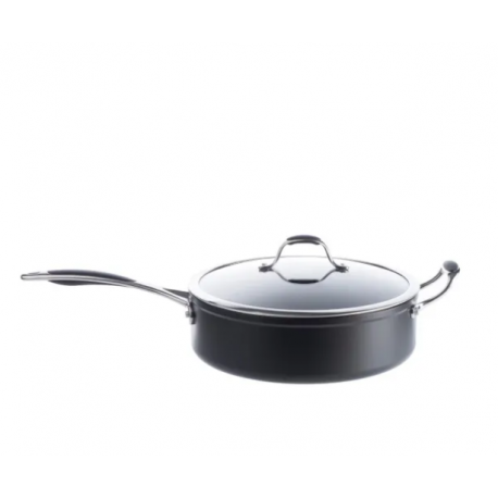 SAUTEUSE ALUMINIUM FORGÉ + COUVERCLE 28CM SAUTEUSE ALUMINIUM FORGÉ + COUVERCLE 28CM