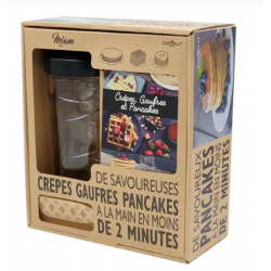 COFFRET SHAKER À CRÊPES & PANCAKES MIAM