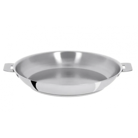 POÊLE INOX MUTINE AMOVIBLE 30 CM POÊLE INOX MUTINE AMOVIBLE 30 CM