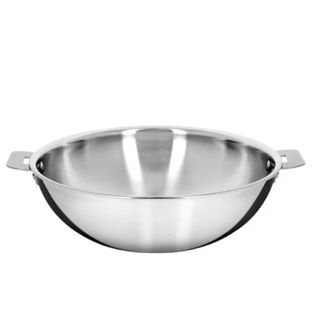 WOK INOX CASTELINE AMOVIBLE 28 CM