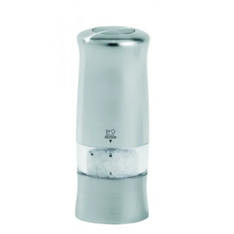 MOULIN À POIVRE ÉLECTRIQUE ZELI CHROMÉ 14 CM MOULIN À POIVRE ÉLECTRIQUE ZELI CHROMÉ 14 CM