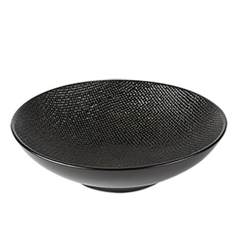 Assiettes creuses vésuvio noir 19 cm Assiettes creuses vésuvio noir 19 cm