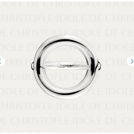 Bague Christofle argent idole  femme